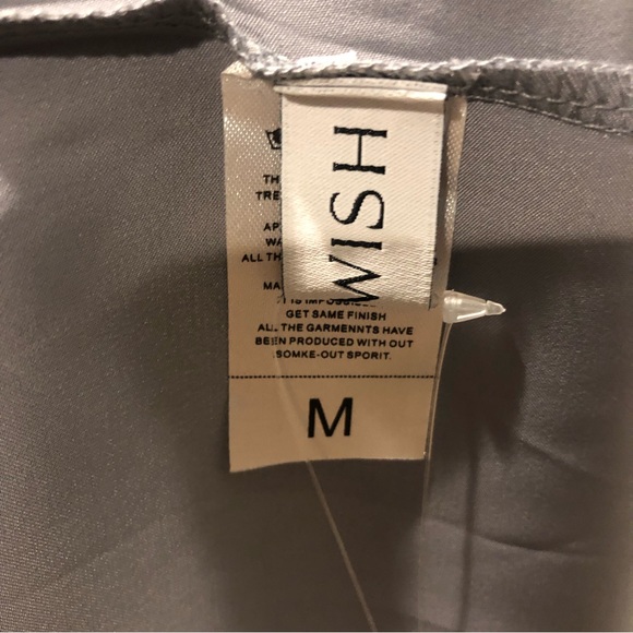 Chicwish Grey Satin Top and Skirt Set - Picture 16 of 16